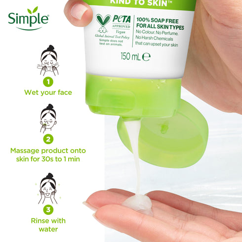 Simple Kind To Skin Moisturising Facial Wash 150ml